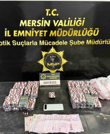 Mersin'de uyuşturucu ticareti yapan iki kişi tutuklandı