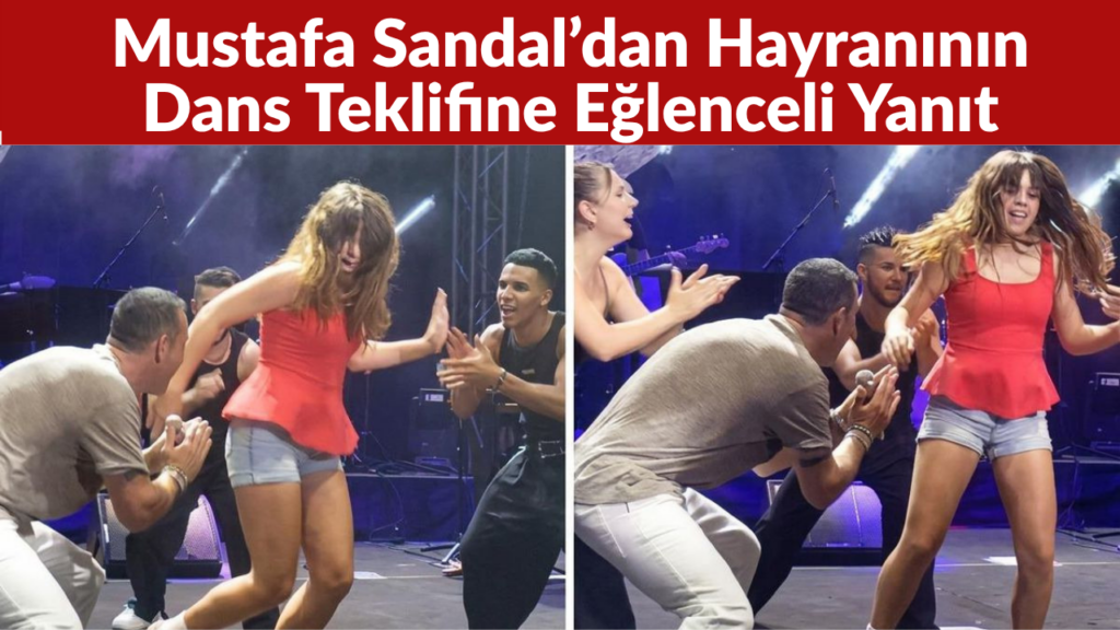 Mustafa Sandal Hayranının Dans Teklifine Espriyle Karşılık Verdi