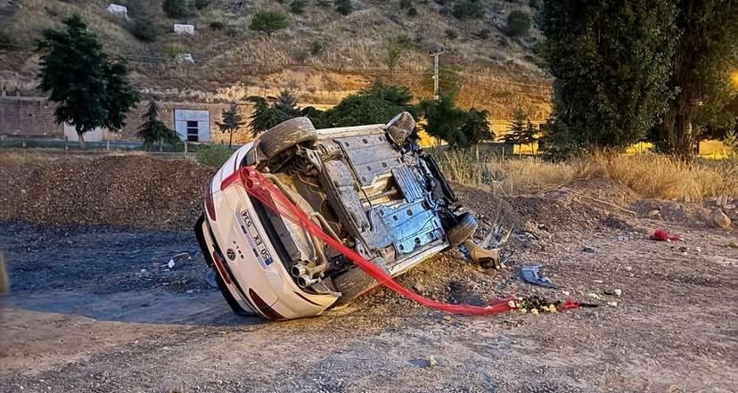 Nevşehir'de düğün konvoyunda kaza: Gelin ve damat yaralandı