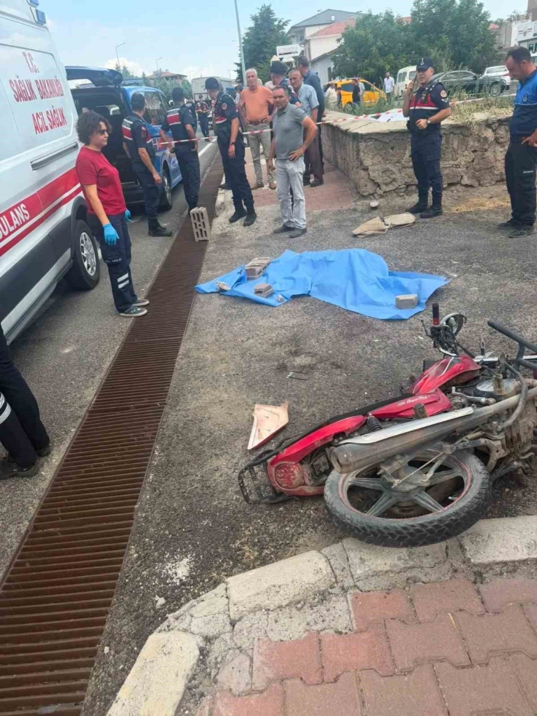 Nevşehir'de motosiklet kazasında 13 yaşındaki sürücü hayatını kaybetti