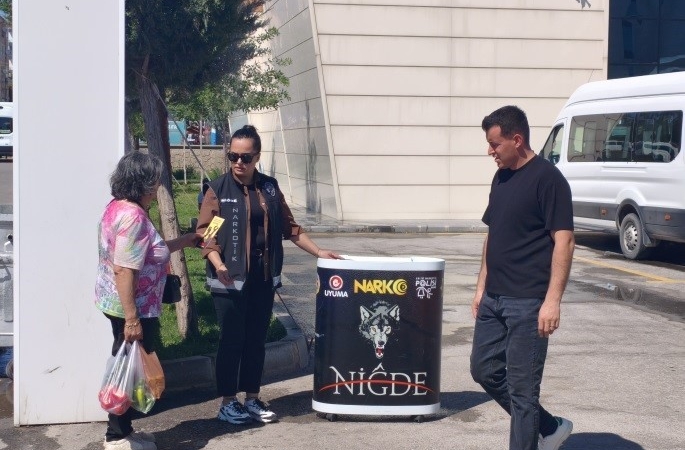 Niğde'de 210 kişiye narkotik bilgilendirmesi yapıldı