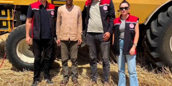 Otlukbeli'nde hububat hasadı için denetimler sürüyor