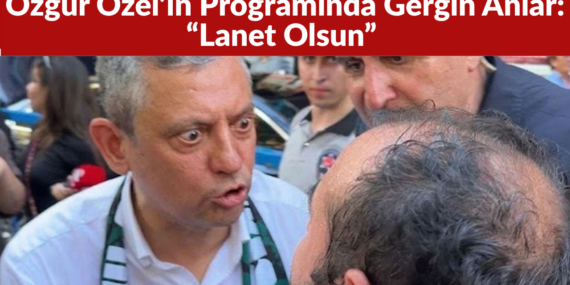 Özgür Özel’in İzmit Programında Gergin Anlar “Lanet Olsun” 