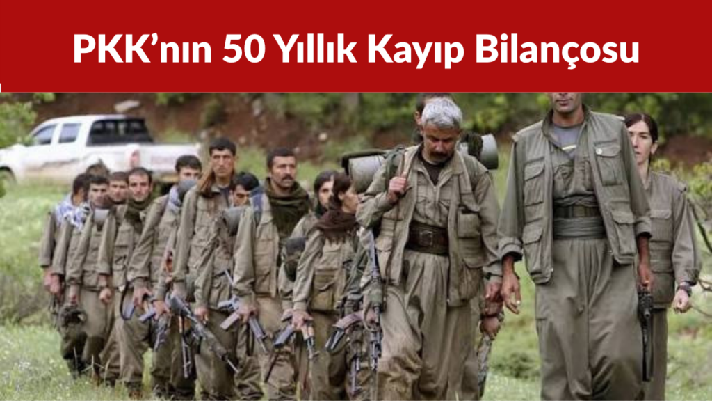 PKK’nın 50 Yıllık Kayıp Bilançosu İlk Kez Açıklandı