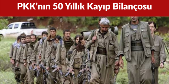 PKK’nın 50 Yıllık Kayıp Bilançosu İlk Kez Açıklandı
