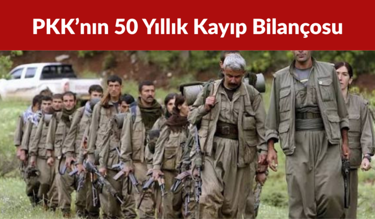 PKK’nın 50 Yıllık Kayıp Bilançosu İlk Kez Açıklandı