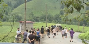 Rize'de mevsimlik çay işçileri arasında kavga