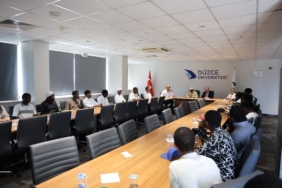 Ruanda Müftüsü Düzce Üniversitesi Rektörü ile Görüştü