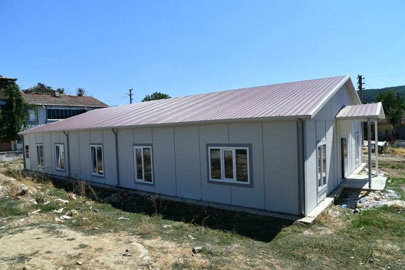 Sağlamtaş Ortaokulu deprem güçlendirme çalışmaları tamamlandı
