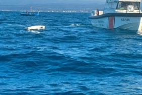 Sakarya'da denizde ters dönmüş dron bulundu
