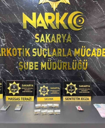 Sakarya'da uyuşturucu operasyonunda 2 kişi tutuklandı
