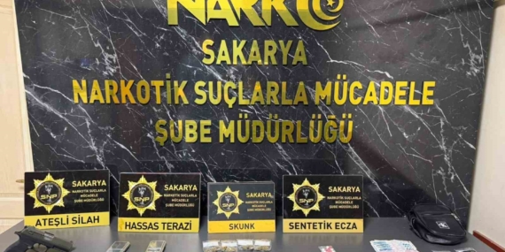 Sakarya'da uyuşturucu operasyonunda 2 kişi tutuklandı