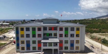 Samandağ'da 24 derslikli Anadolu lisesi inşaatı tamamlanıyor