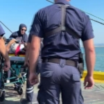 Samsun Limanı'na dönen Ural gemisinde yaralı mürettebat hastaneye kaldırıldı