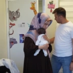 Samsun'da organları dışarıda doğan bebek sağlığına kavuştu