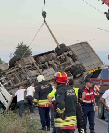 Samsun'da otobüs kazasında yaralananların isimleri açıklandı