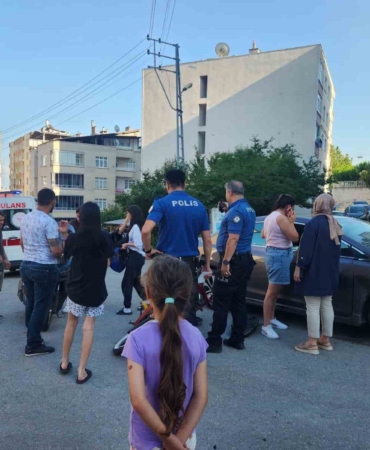 Samsun'da otomobil ile motosiklet çarpıştı, bir kişi yaralandı