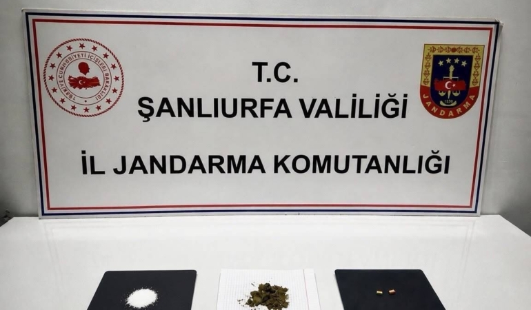 Şanlıurfa'da uyuşturucu operasyonu: 2 gözaltı