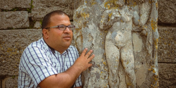 Sardes Antik Kenti'nde 2 bin 500 yıllık heykel bulundu