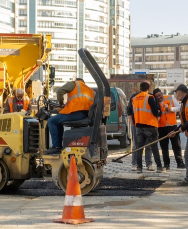 Savaştepe Caddesi'nde asfalt çalışmaları tamamlandı