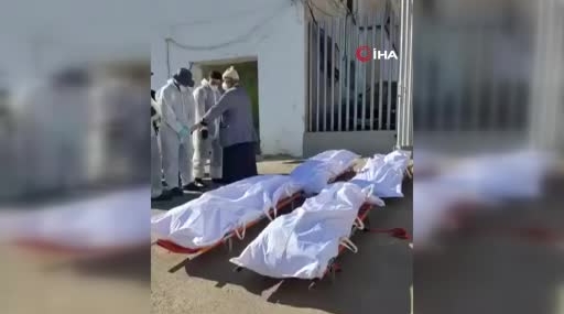 Sebte'de hayatını kaybeden göçmenlerin cenazeleri defnedildi