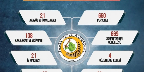 Sinop'ta Orman Yangınlarıyla Mücadele İçin Seferberlik Başlatıldı