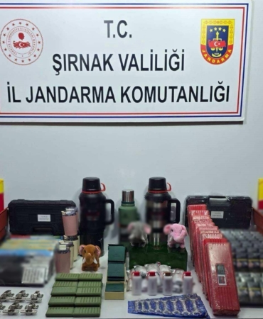 ŞIRNAK'TA JANDARMADAN KAÇAKÇILIK OPERASYONU