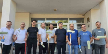 Sivas'ta eğitimciler köy okulunu yeni döneme hazırladı