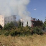 Sivas'ta odunlukta çıkan yangın itfaiye tarafından kontrol altına alındı