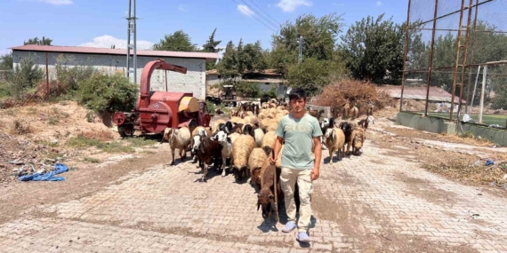 Suriyeli çoban Abdurrahman Elrahim, kendisine sahip çıkan aileye teşekkür etti