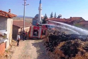 Tavşanlı'da çıkan yangın evlere ulaşmadan kontrol altına alındı
