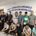 Tekirdağ'da 19 düzensiz göçmen yakalandı, sürücü tutuklandı