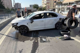 Tekirdağ'da otomobil kazası: 1 kişi yaralandı
