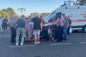 Tekirdağ'da otomobil yayalara çarptı, 2 kadın yaralandı