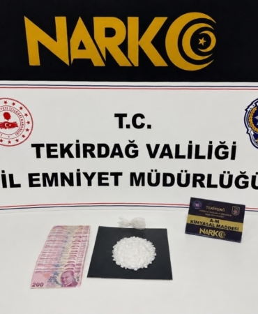 Tekirdağ'da uyuşturucu operasyonlarında 121 kişi hakkında işlem yapıldı
