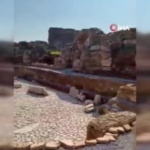 Tralleis Antik Kenti'nde 2 bin yıllık havuz gün yüzüne çıkarıldı