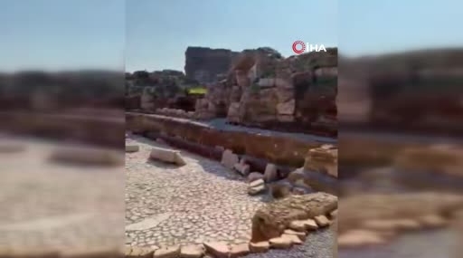 Tralleis Antik Kenti'nde 2 bin yıllık havuz gün yüzüne çıkarıldı