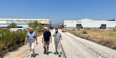Turgutlu'da Fatih Sanayi Sitesi'ne 5 bin metrekare asfalt dökülecek