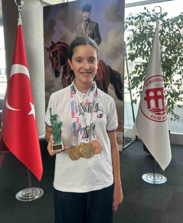 Türk öğrenci Zeynep Neva Çakmak, dünya şampiyonu oldu