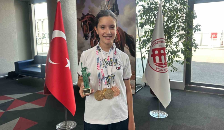 Türk öğrenci Zeynep Neva Çakmak, dünya şampiyonu oldu