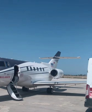 Van'da 1 aylık bebek uçak ambulansla Ankara'ya sevk edildi