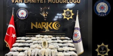 Van'da uyuşturucu operasyonunda 48 kilo esrar yakalandı