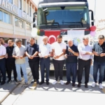 Yahyalı Belediyesi yeni çekici tırı hizmete sundu