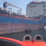 Yalova açıklarında makine arızası yapan tanker güvenli bölgeye çekildi
