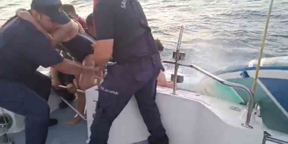 Yalova'da denizde kaybolan baba ve kızı kurtarıldı