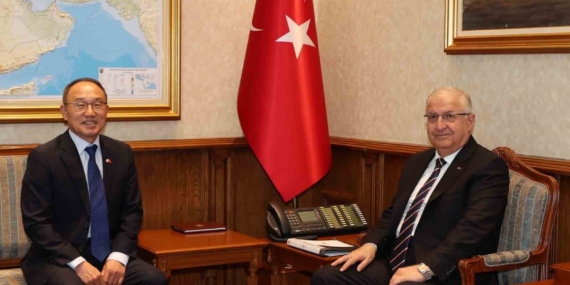 Yaşar Güler, Güney Kore Büyükelçisi Sukjong Boo'yu kabul etti