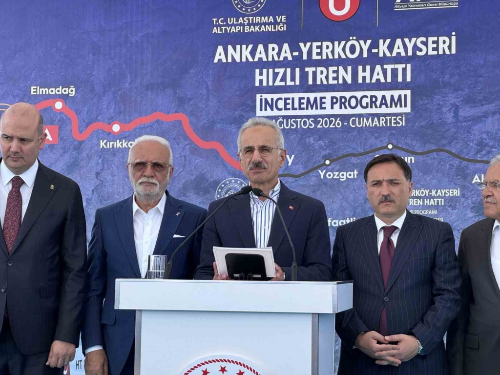Yerköy-Kayseri Yüksek Hızlı Tren Projesi'nde Yüzde 50 İlerleme Sağlandı