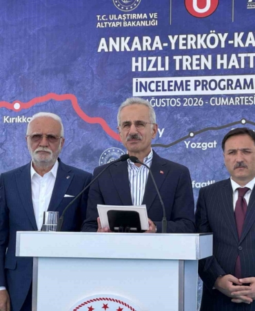 Yerköy-Kayseri Yüksek Hızlı Tren Projesi'nde Yüzde 50 İlerleme Sağlandı