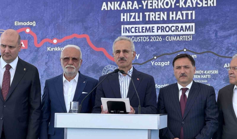 Yerköy-Kayseri Yüksek Hızlı Tren Projesi'nde Yüzde 50 İlerleme Sağlandı