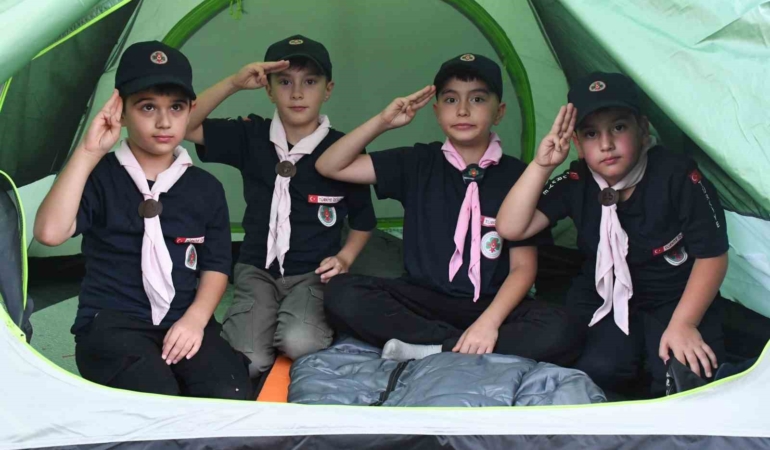 Yozgat'ta izciler teknolojiye 3 günlük ara verdi